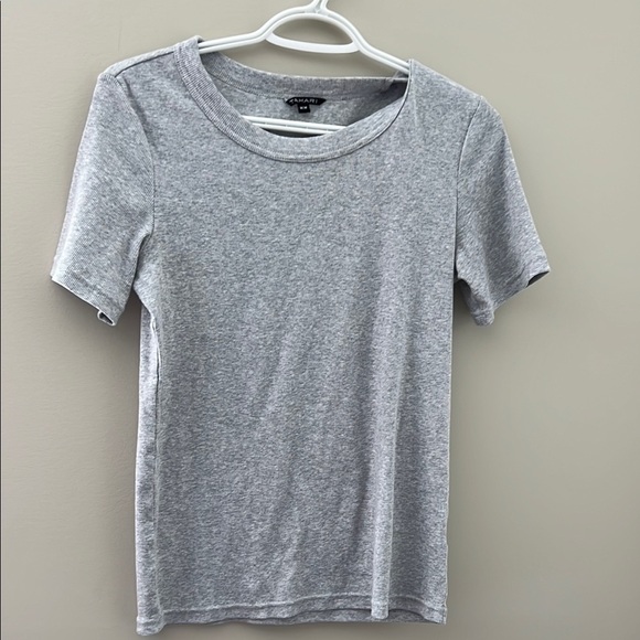 Tahari Tops - Tahari Women's Grey Short Sleeve T-Shirt